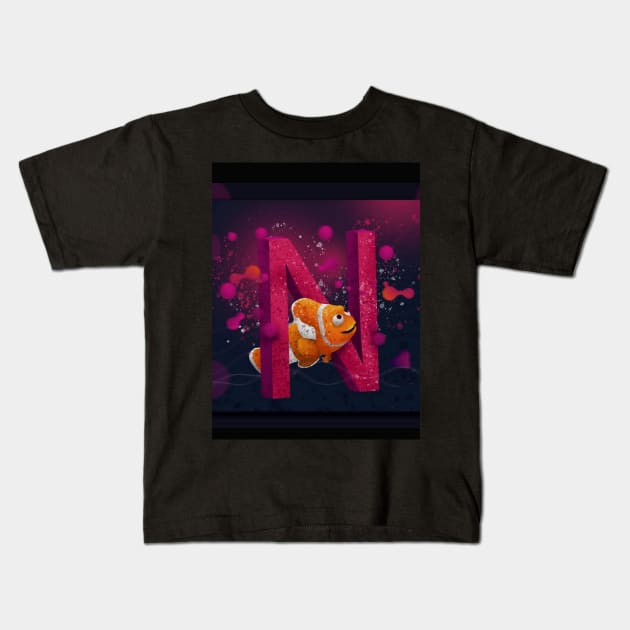 N for Nemo Kids T-Shirt by JESH